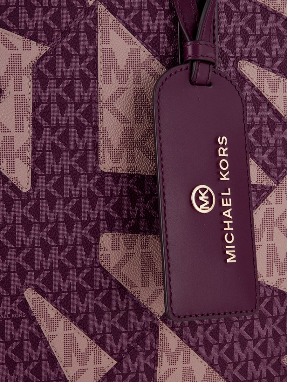 MICHAEL Michael Kors Sinclair Large East/West Grab Tote - Dark Berry Multi - Picture 4 of 5